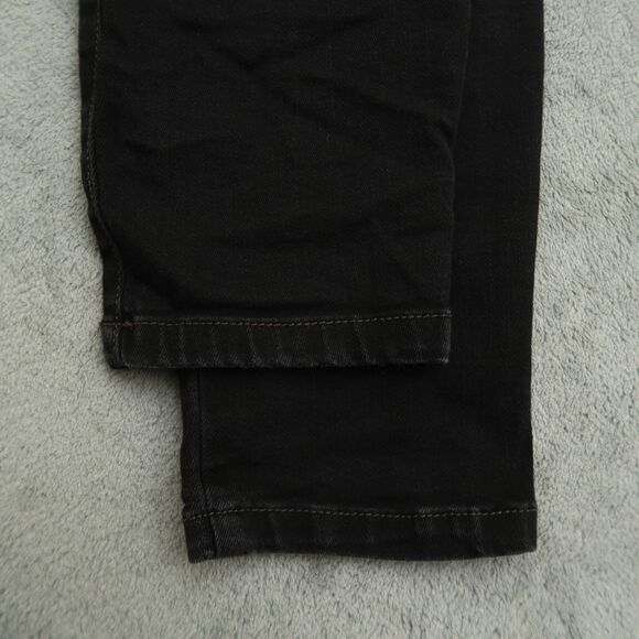 INC International Concepts Jeans Women's 4/27 Black Mid-Rise Skinny 28.5" Inseam - Picture 11 of 15